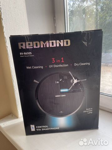 Робот пылесос redmond rv r650s