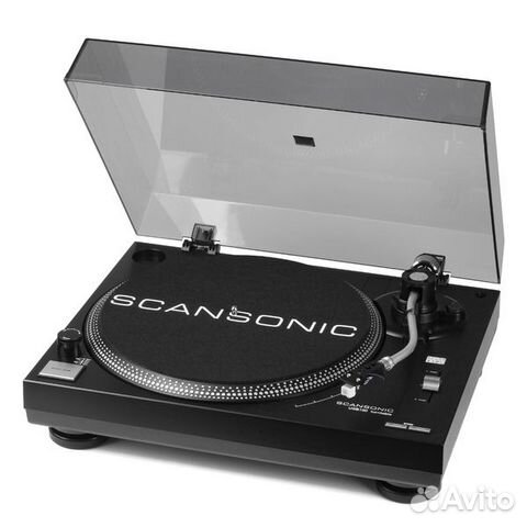 Виниловый проигрыватель Scansonic USB100 Black