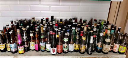 Пивные стеклянные бутылки