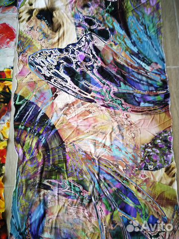 Отрез натуральный шёлк стрейч (Италия)