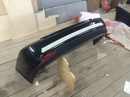 Бампер задний лада приора 2 В сборе в цвет