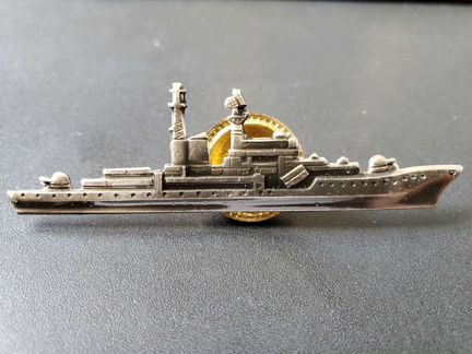 Знак командир надводного корабля. Люкс. Оригинал