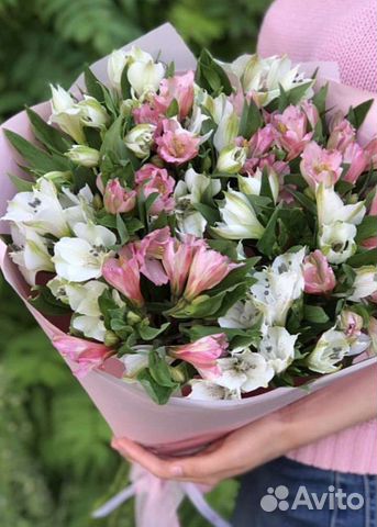 Букет из Альстромерии.Доставка