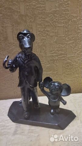 Статуэтка крокодил Гена и Чебурашка