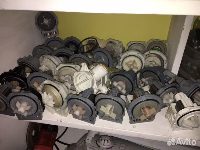 Помпа для стиральной машины 3,4 защелки, 3 винта