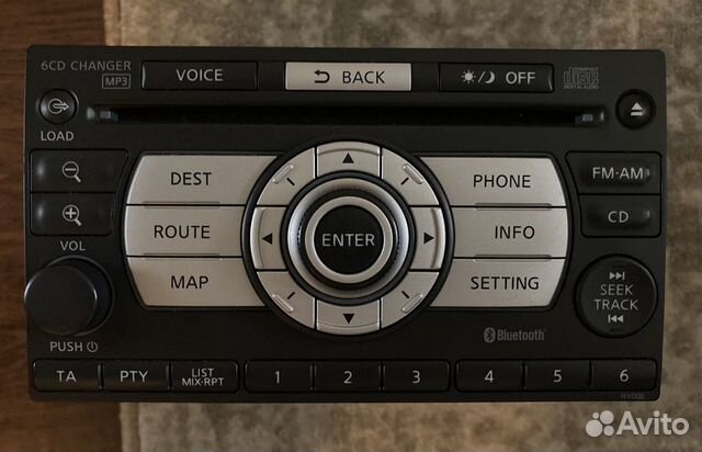 Штатная магнитола nissan qashqai j10