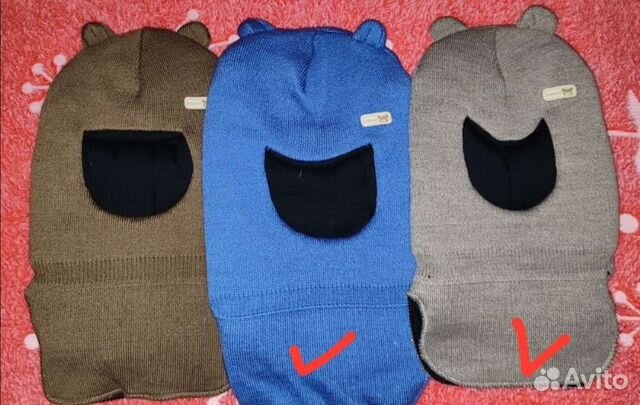 Новые зимние шапки шлем на мальчика