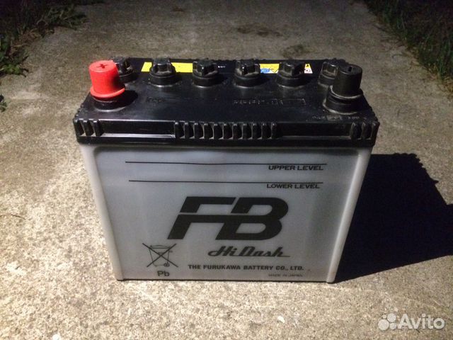 Разряженный японский аккумулятор FB Hidash купить в Москве | Авито