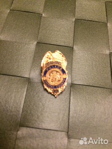 Значок полиции Фэрфакс США Оригинал