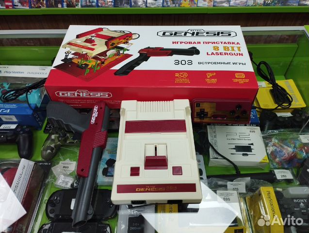 Retro Genesis 8 Bit Lasergun (303 встроенных игр)
