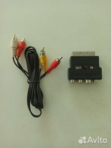 Переходник Скарт и провод 
