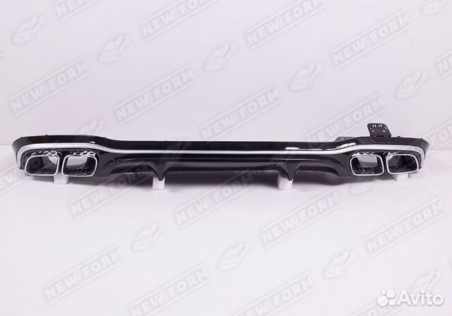 Диффузор с насадками 63 AMG хром Mercedes E213