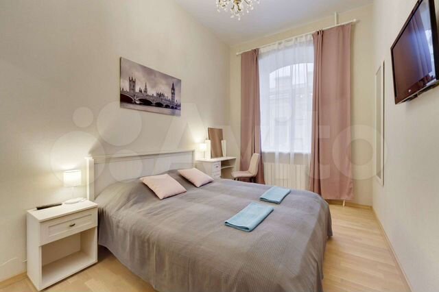 2-к. квартира, 53 м², 3 кровати