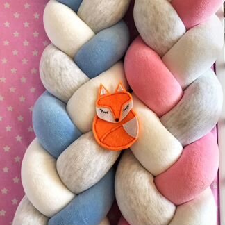 Бортик «Косичка» в кроватку