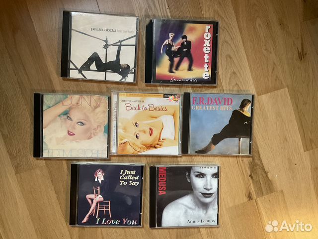 Музыка на CD:Madonna, Аguilera,Roxette, Abdul