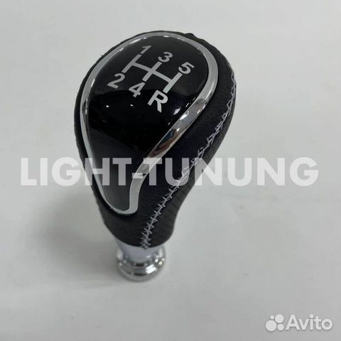 Ручка кпп Веста в коже