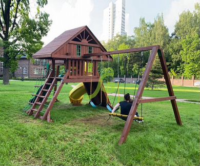 Детская игровая площадка Крепость Фани Deluxe 2