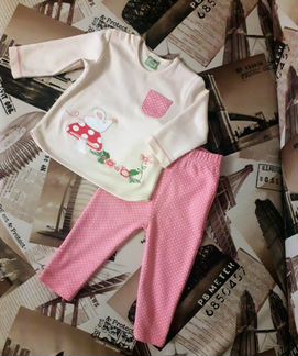 Костюм для девочки рост 62-68, 3-6 мес