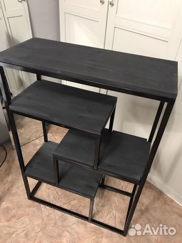 Настенная полка в стиле лофт