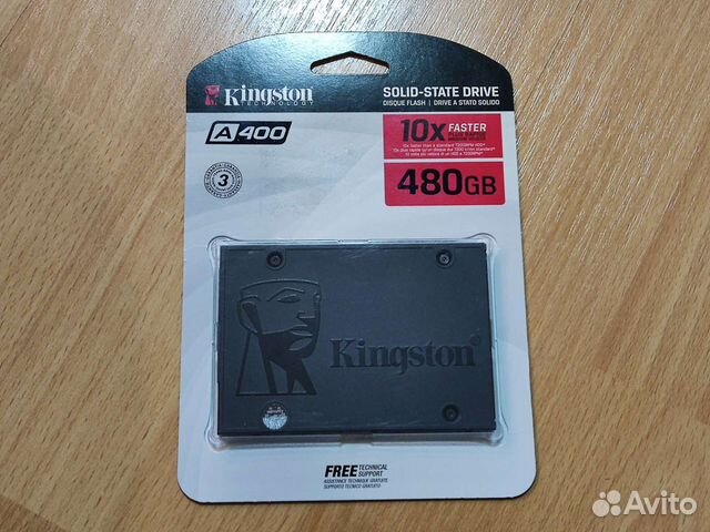 Новый 480 Гб SSD Kingston A400