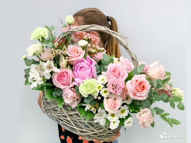 Корзины с цветами