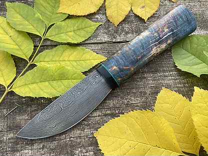 Якутский нож из Дамасской стали