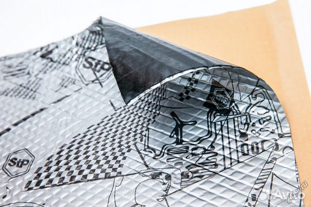 Шумоизоляция,Вибропоглощающий материал STP