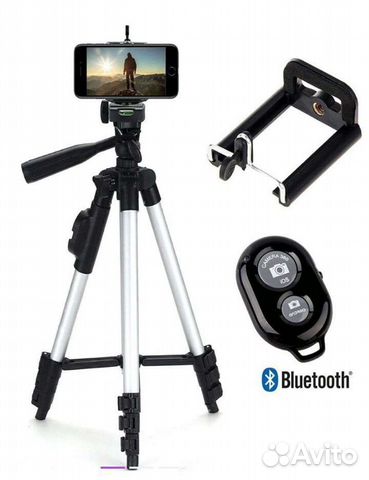 Штатив с кнопуой блютуз