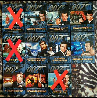 DVD James Bond/Джеймс Бонд (007) от Киномании