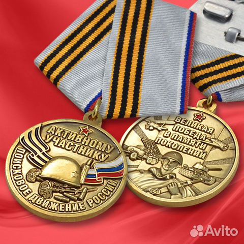 Медаль участнику поискового движения России