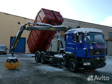 Маз ломовоз с гидроманипулятором