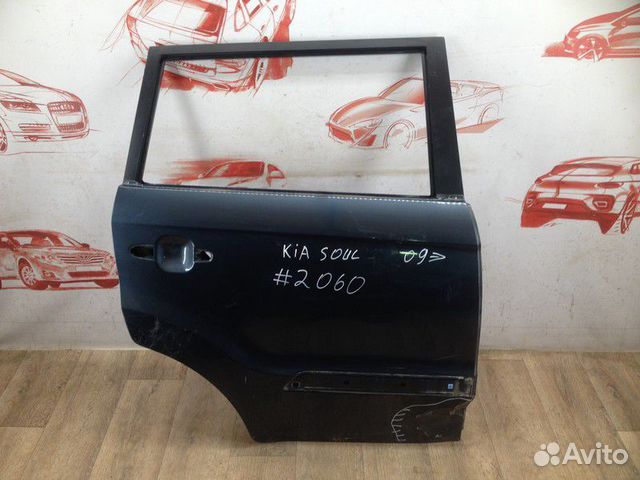 Дверь задняя правая Kia Soul (2008-2014)