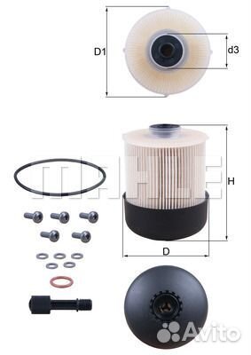 Фильтр топливный renault duster/logan/kangoo 1.5D