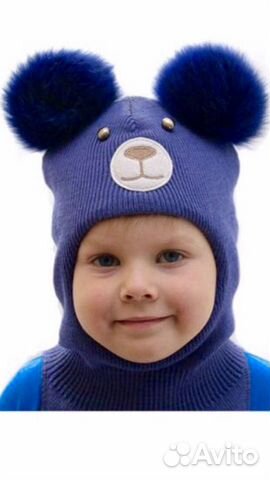 Шапка-шлем, на мальчика р.52-54