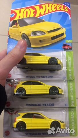 Hot wheels ‘99 Honda Civic Type R EK9