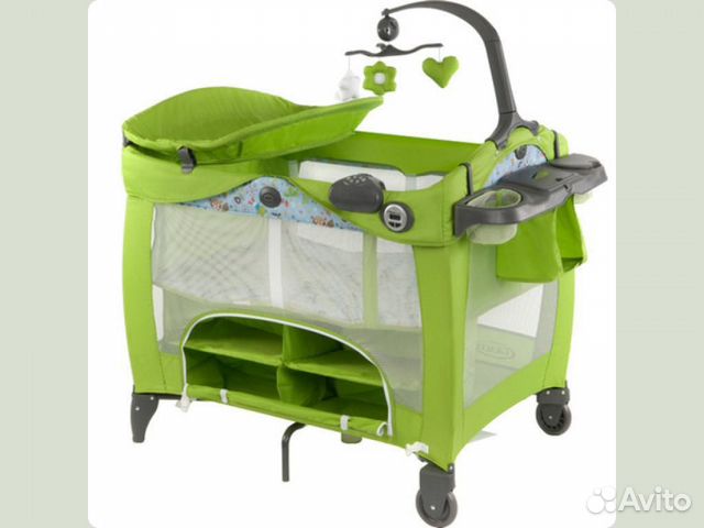 Манеж кровать graco deluxe contour electra deluxe