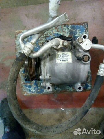 Компрессор кондиционер Митсубиши ланцер 9