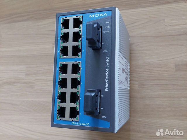 Коммутатор Moxa EDS-316-MM-SC купить в Москве | Электроника | Авито