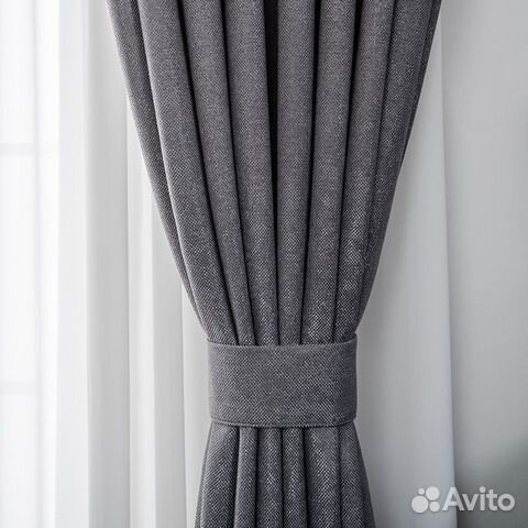Готовые шторы Рогожка