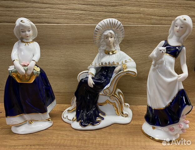Фарфоровые статуэтки Трио