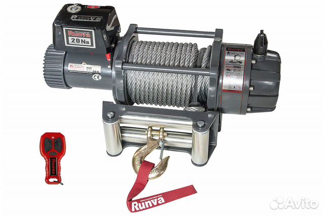 Лебедка для эвакуатора Runva EWB 20000S 24V