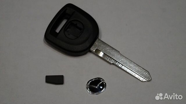 Копия ключа мазда mazda с чипом и нарезкой