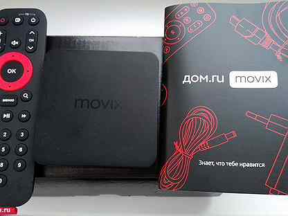 Smart TV приставка Movix pro от Дом.ru