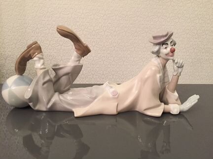 Lladro Ладро фарфоровая статуэтка Большой клоун