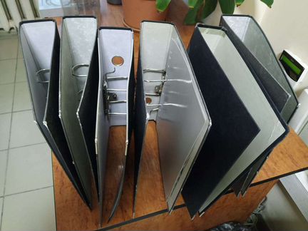 Папки-регистраторы, файлы А4