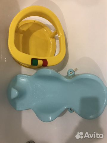 Горка и стульчик для купания все за 200