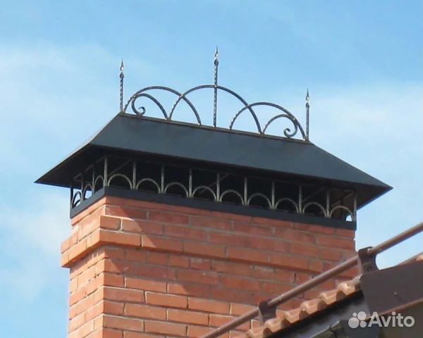 Дымник кованый 1285х380