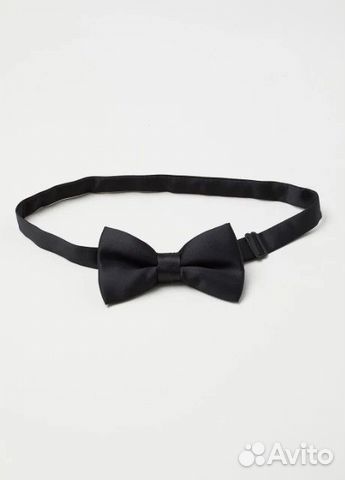 H&M Бабочка на застежке атласная черная