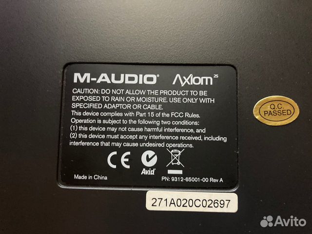Midi клавиатура M-Audio Axiom 25 Mk II
