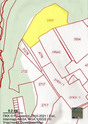 Участок 9,49 га (СНТ, ДНП)